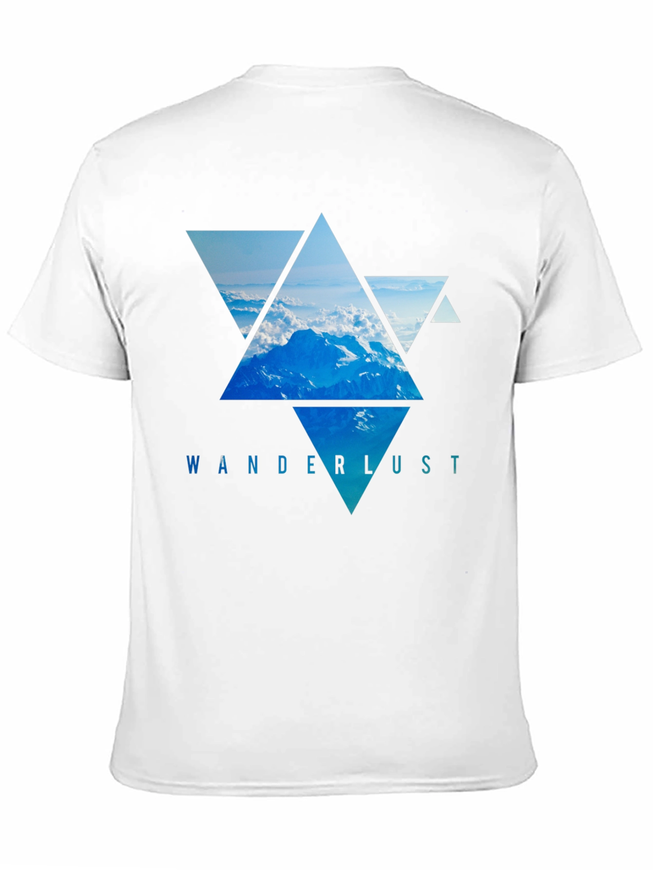 Wanderlust Mountain Triangle Graphic Tee