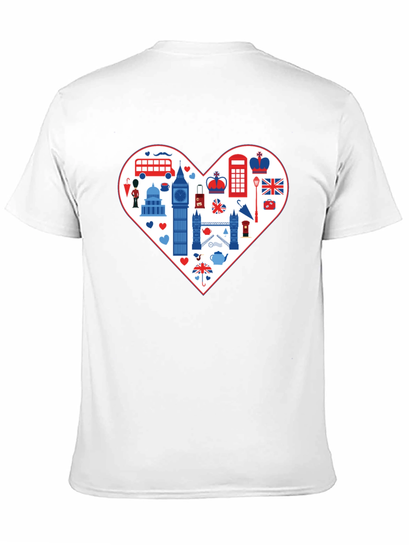 London Love Tee: Heart of Britain Graphic T-Shirt