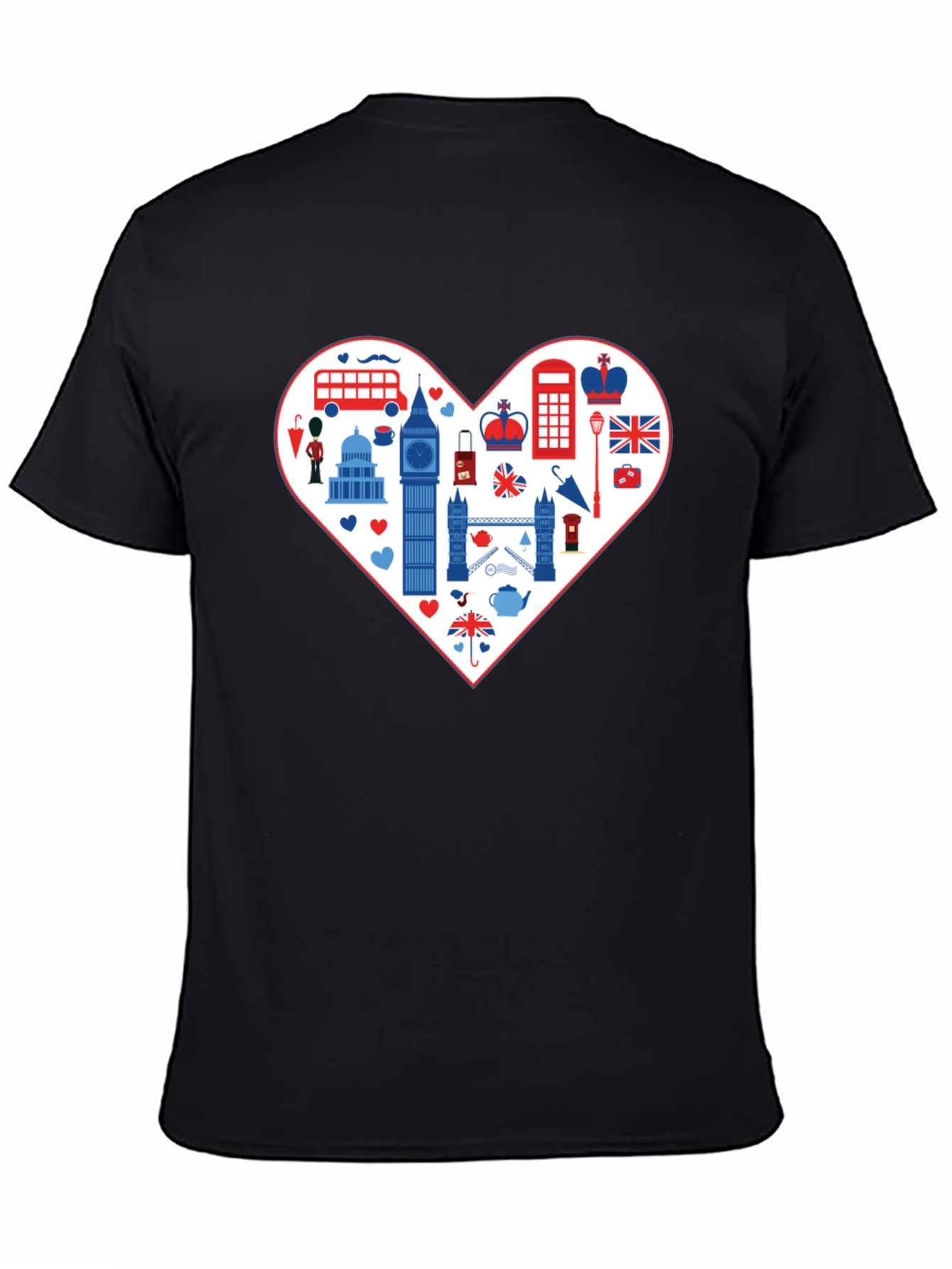 London Love Tee: Heart of Britain Graphic T-Shirt