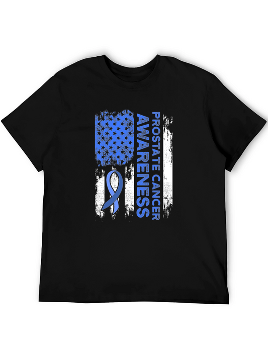Prostate Cancer Awareness Graphic T-Shirt