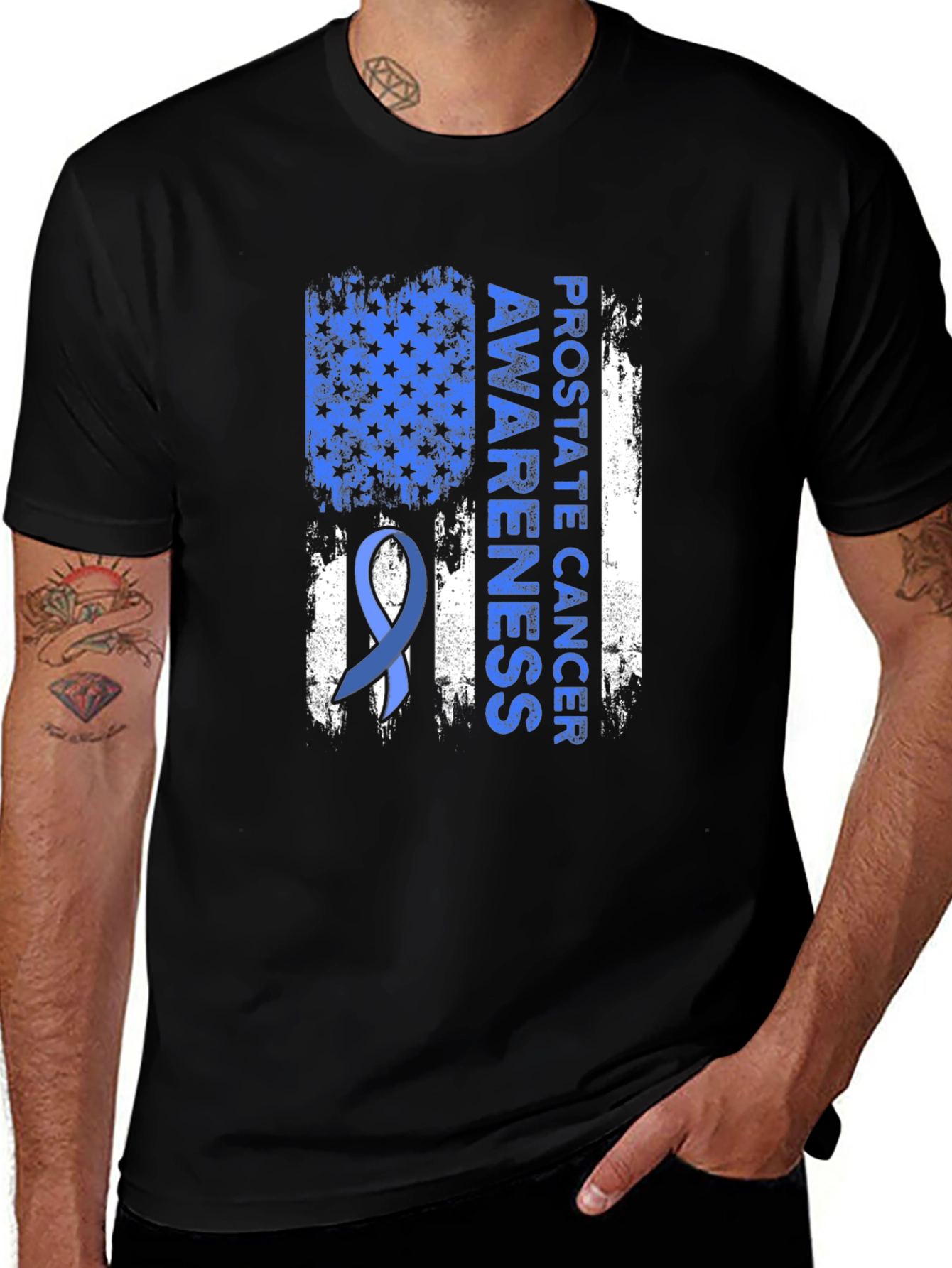 Prostate Cancer Awareness Graphic T-Shirt