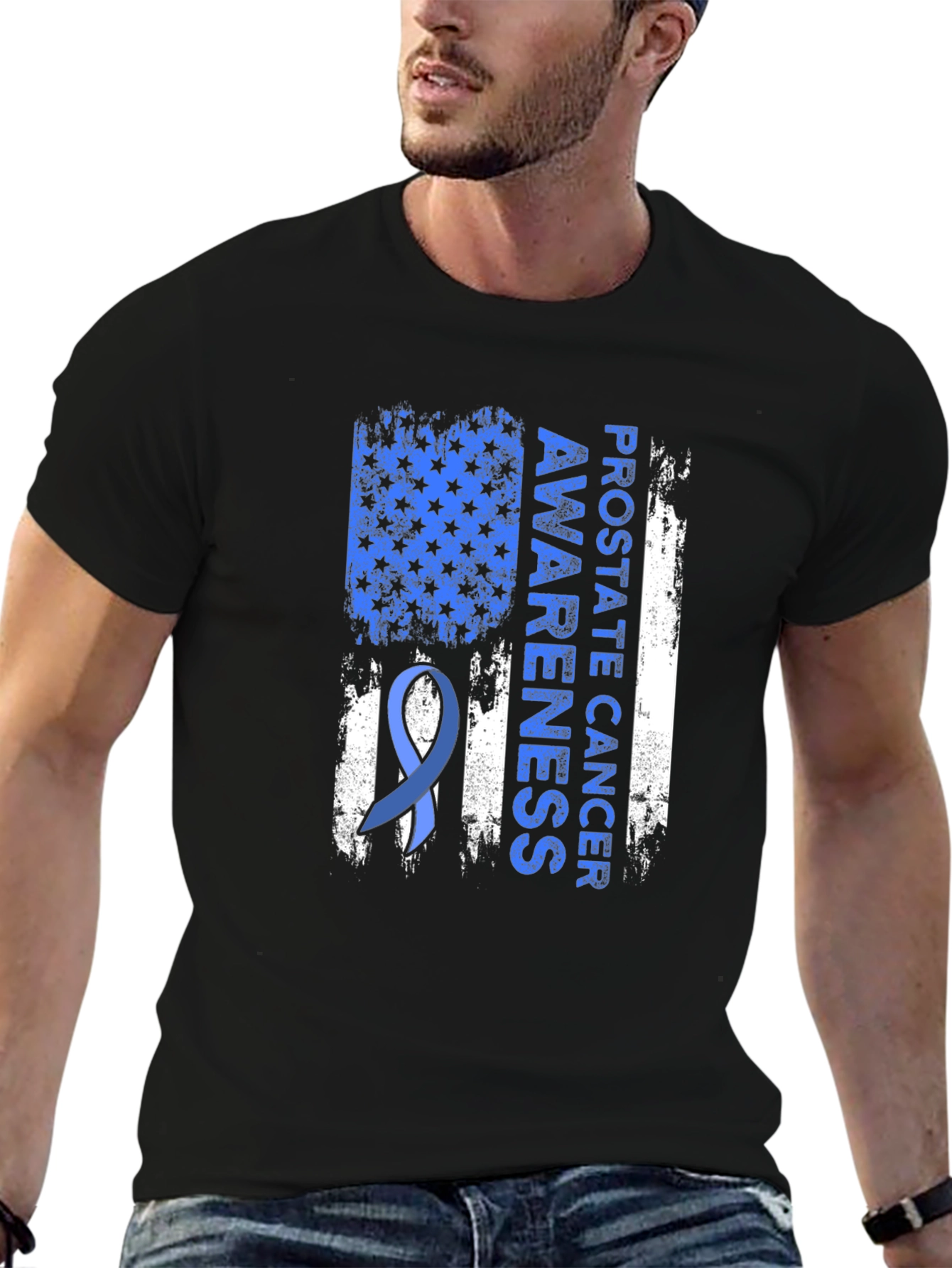 Prostate Cancer Awareness Graphic T-Shirt