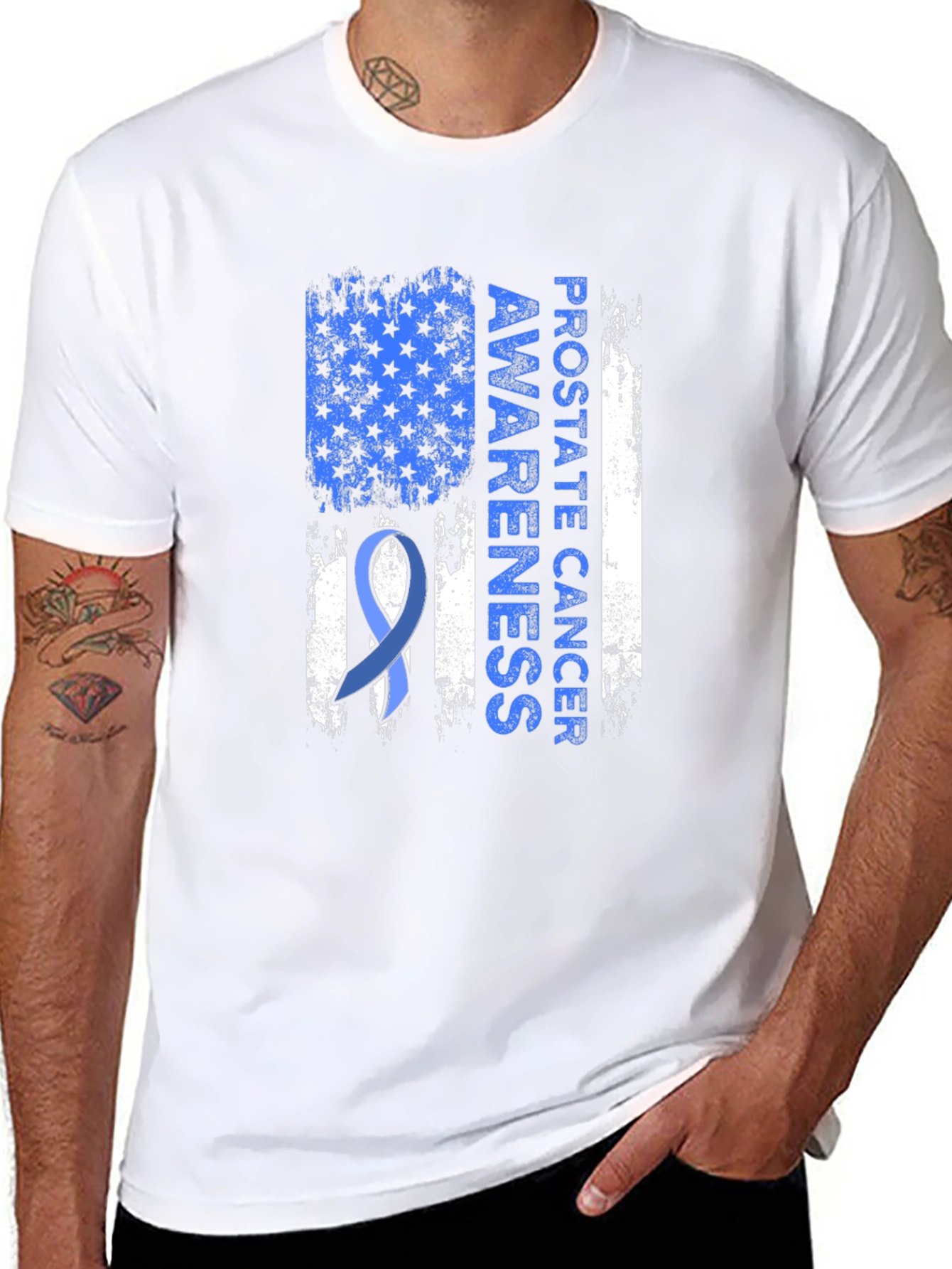 Prostate Cancer Awareness Graphic T-Shirt
