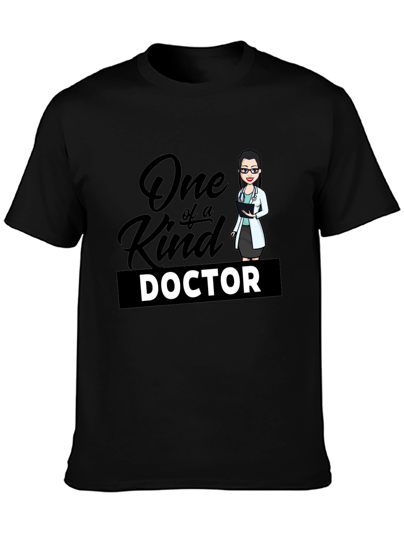 One of a Kind Doctor T-Shirt - Black