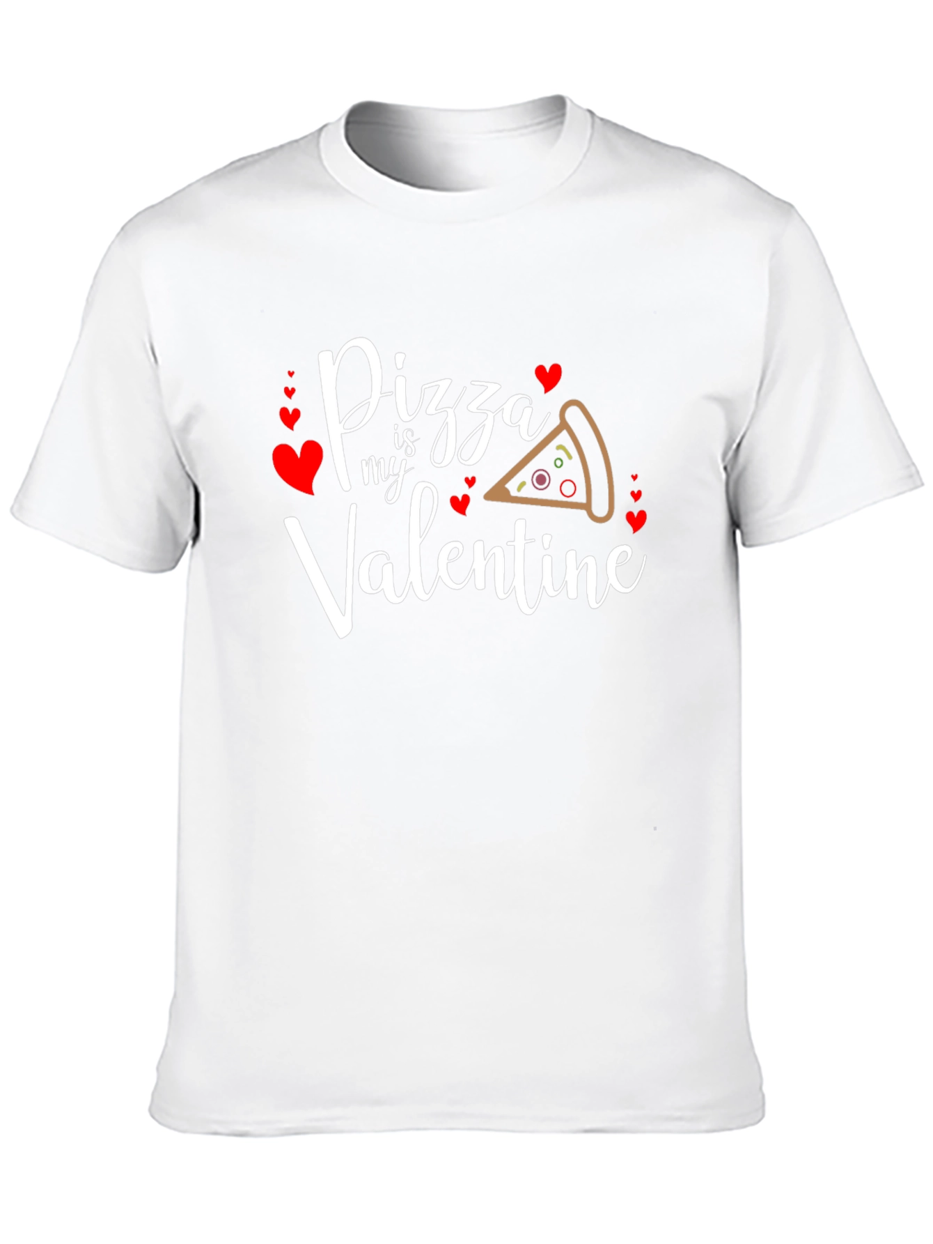 Pizza is My Valentine Graphic T-Shirt