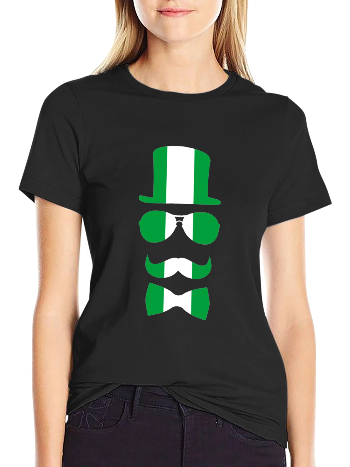 Nigeria Flag Graphic T-Shirt - Novelty Tee