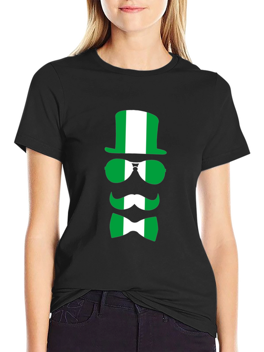 Nigeria Flag Graphic T-Shirt - Novelty Tee