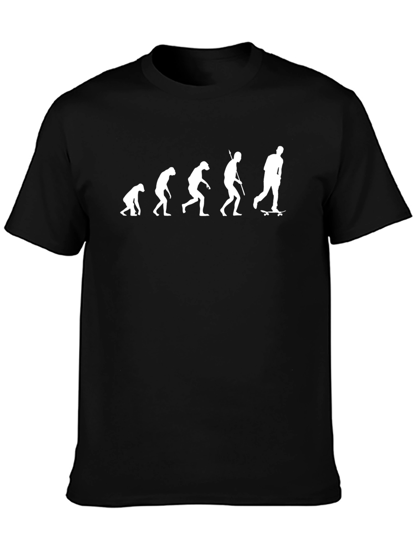 Evolution of Skateboarding T-Shirt - Funny Graphic Tee