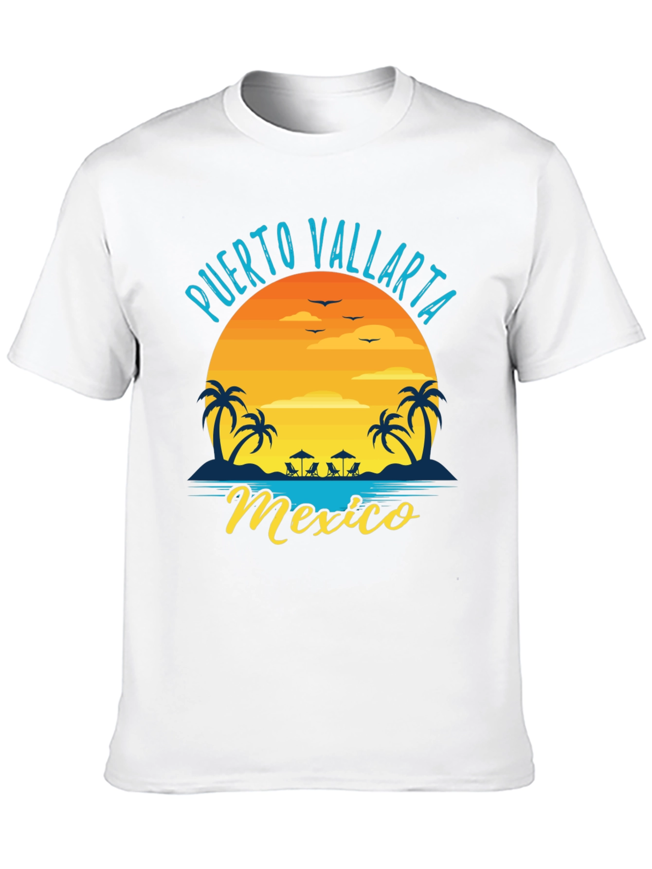 Puerto Vallarta Mexico T-Shirt - Tropical Beach Graphic Tee