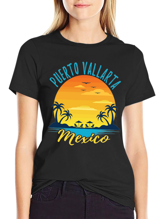 Puerto Vallarta Mexico T-Shirt - Tropical Beach Graphic Tee