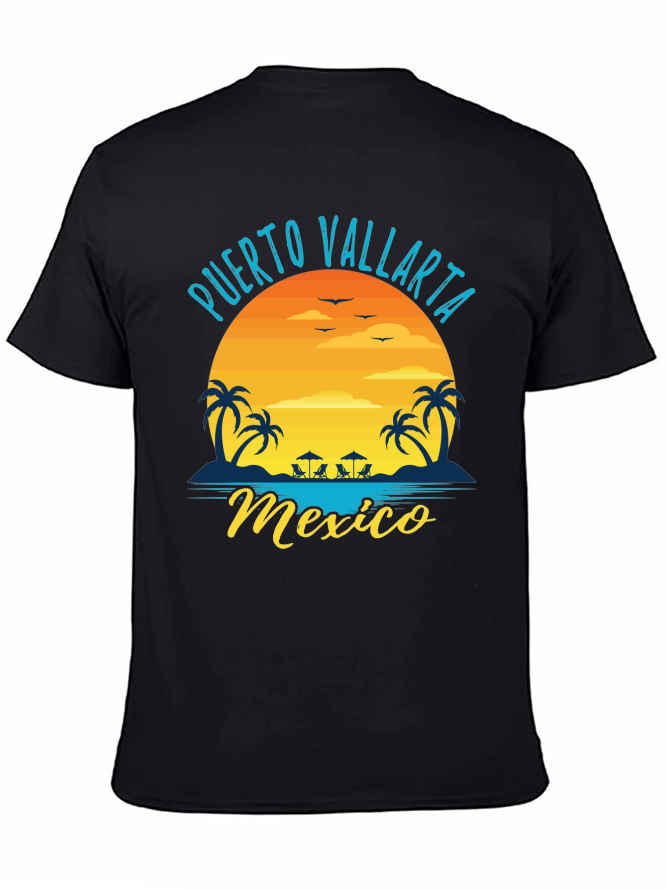 Puerto Vallarta Mexico T-Shirt - Tropical Beach Graphic Tee