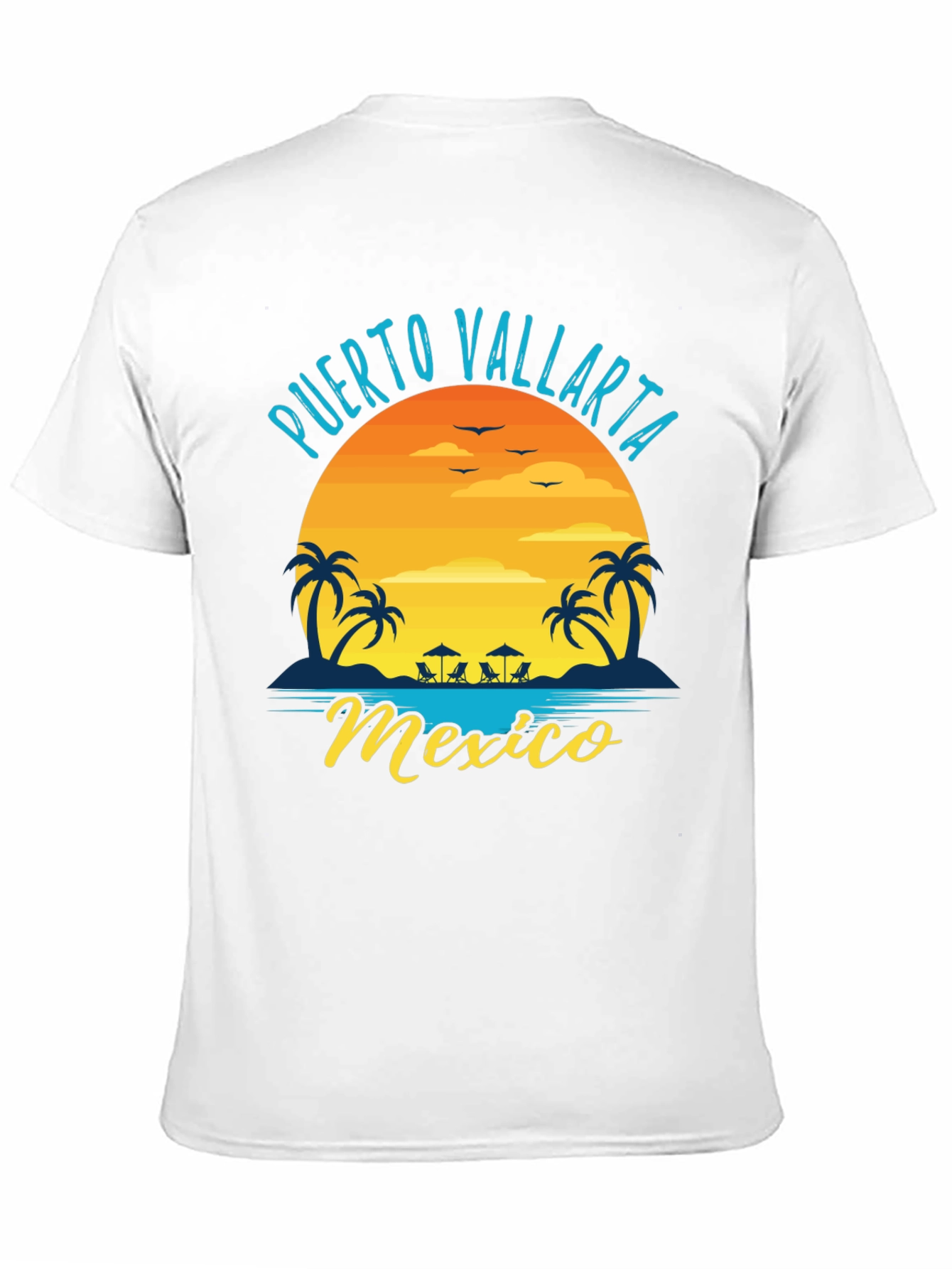 Puerto Vallarta Mexico T-Shirt - Tropical Beach Graphic Tee