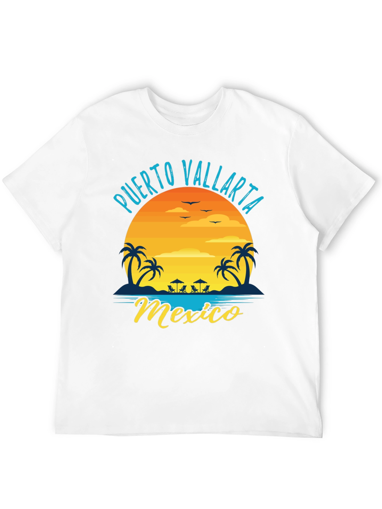 Puerto Vallarta Mexico T-Shirt - Tropical Beach Graphic Tee