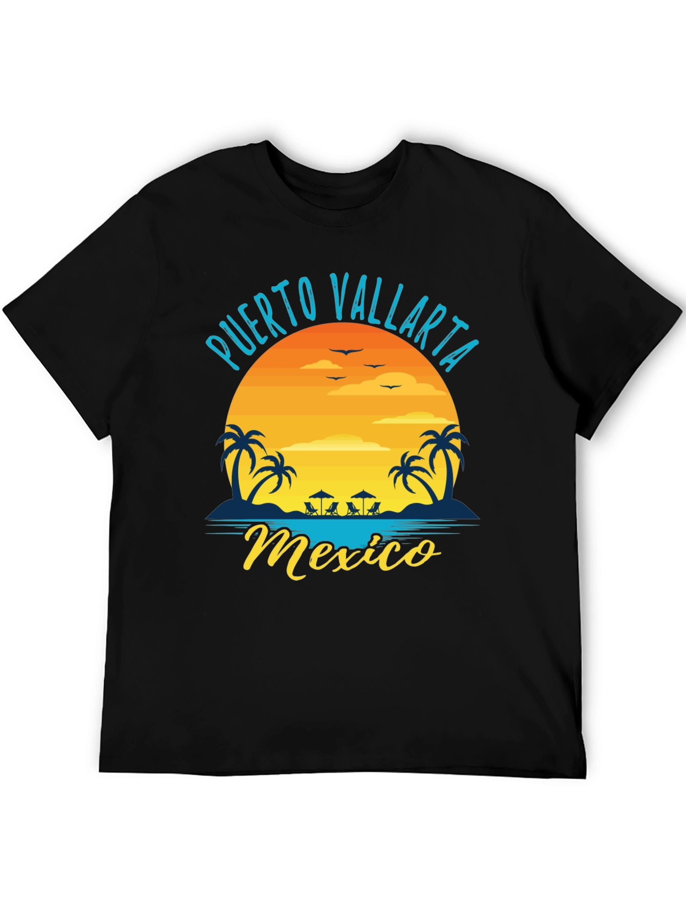 Puerto Vallarta Mexico T-Shirt - Tropical Beach Graphic Tee