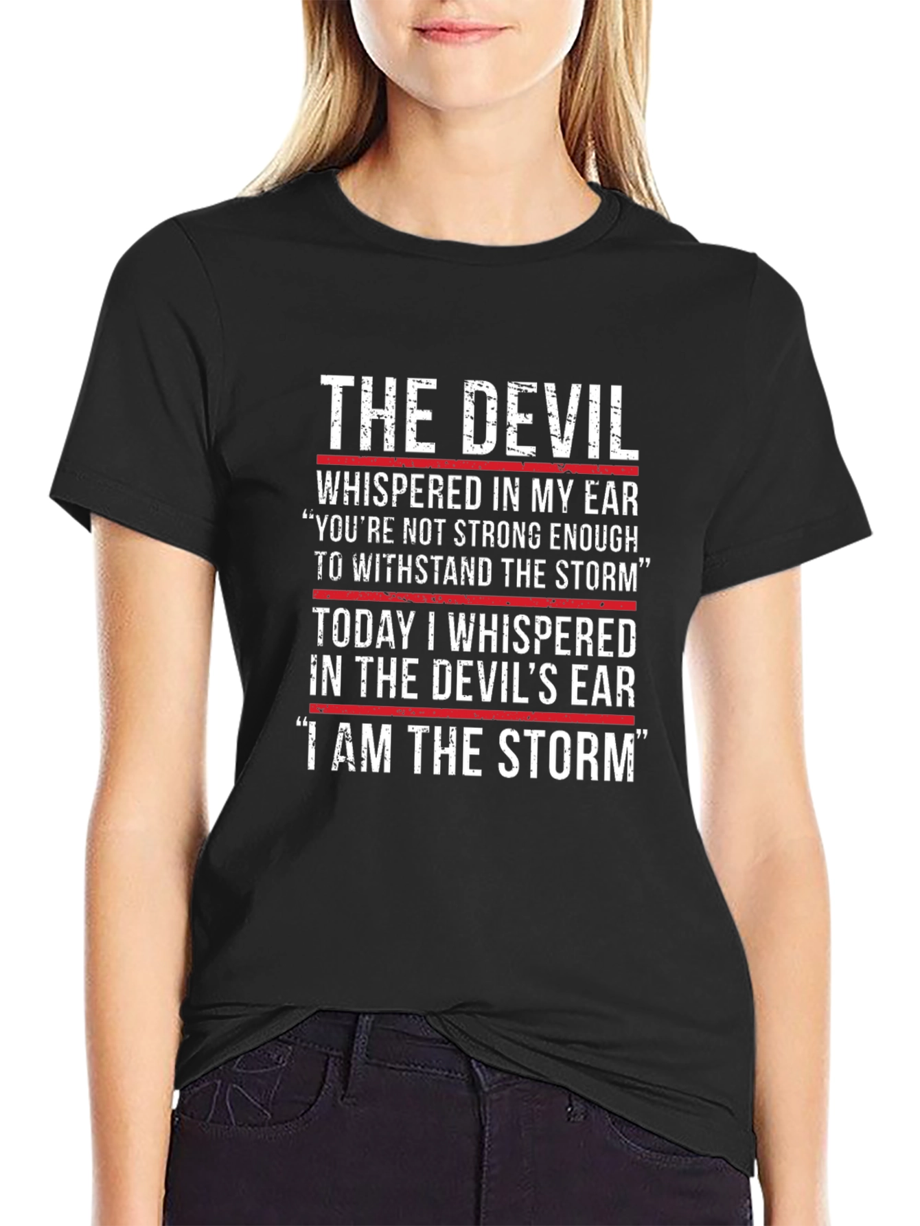 The Devil Storm T-Shirt - Bold Graphic Tee