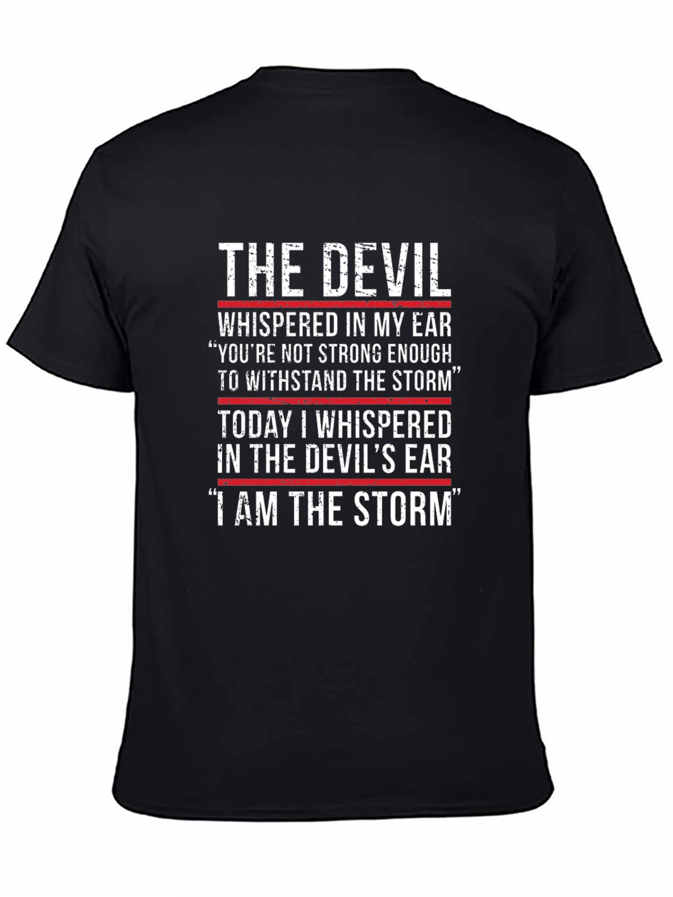 The Devil Storm T-Shirt - Bold Graphic Tee
