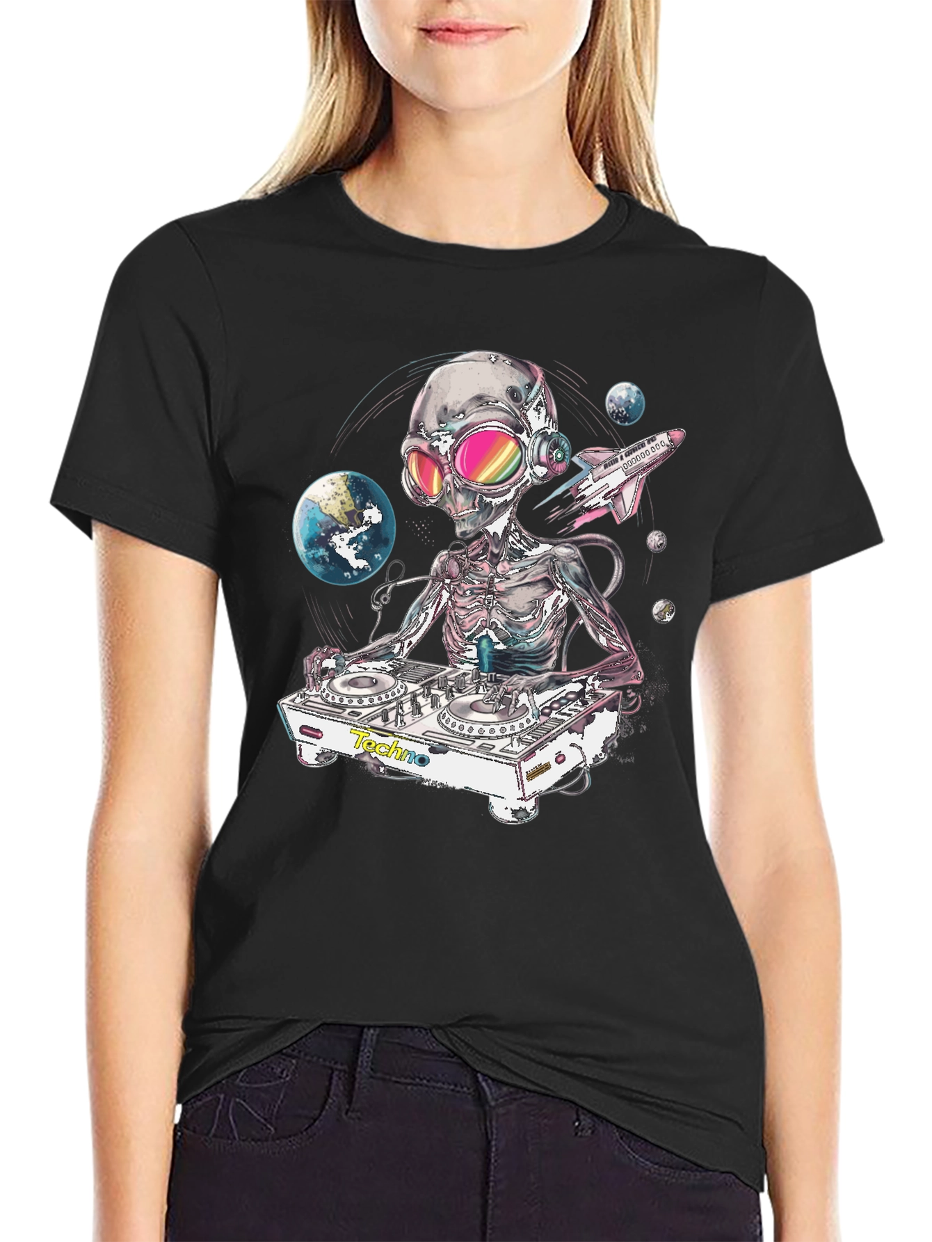 DJ Alien Graphic T-Shirt