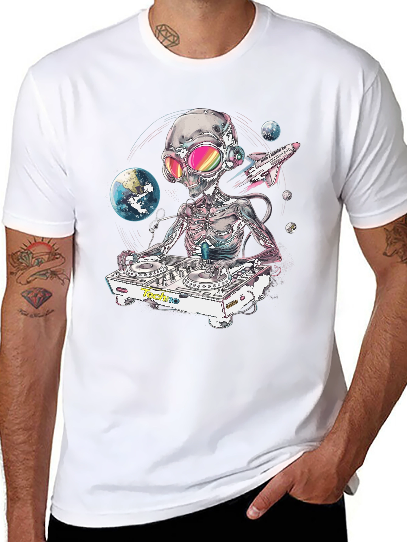 DJ Alien Graphic T-Shirt