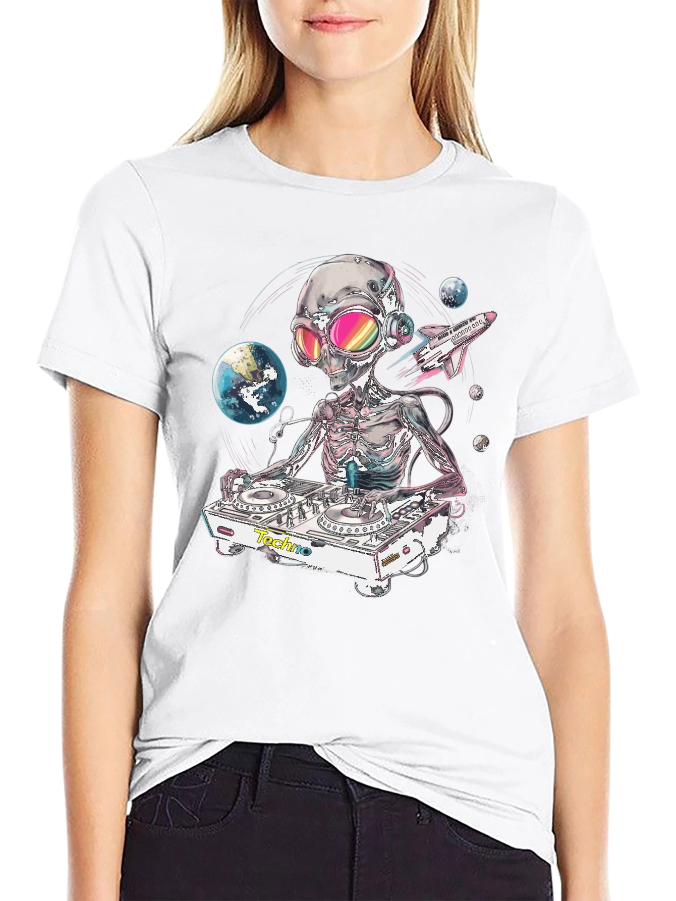 DJ Alien Graphic T-Shirt
