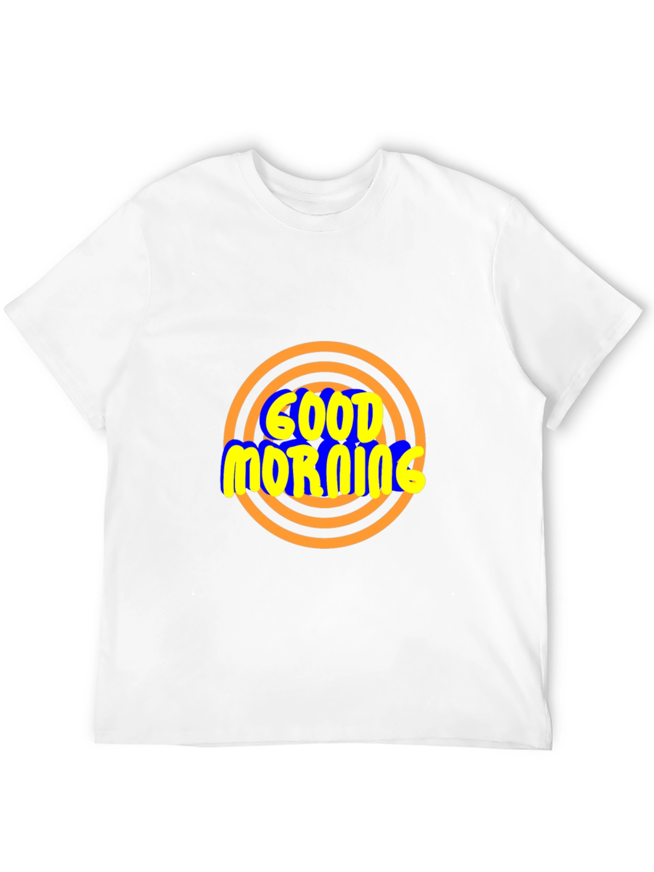 Good Morning Graphic T-Shirt - Stylish Black Tee