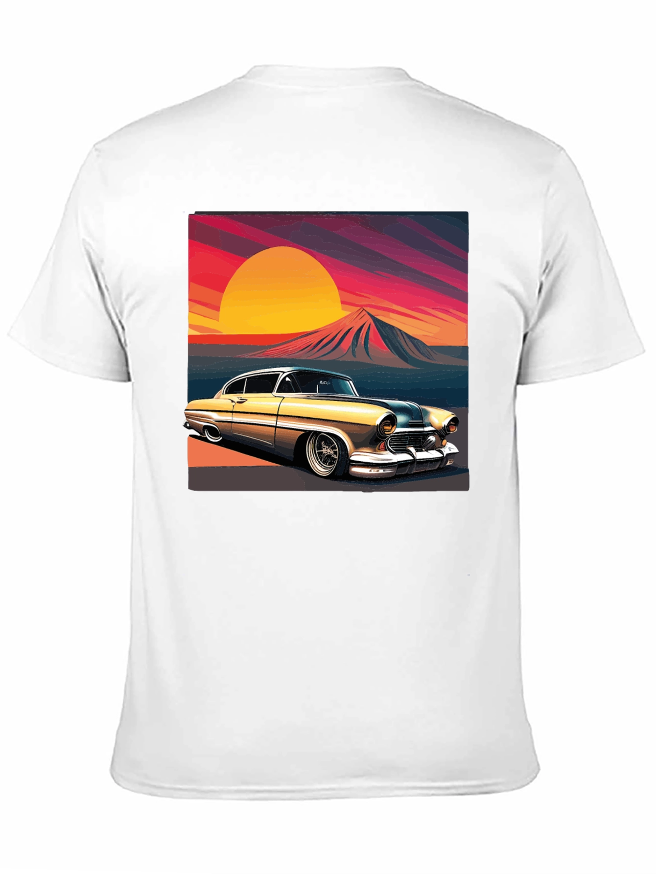 Classic Car Sunset T-Shirt