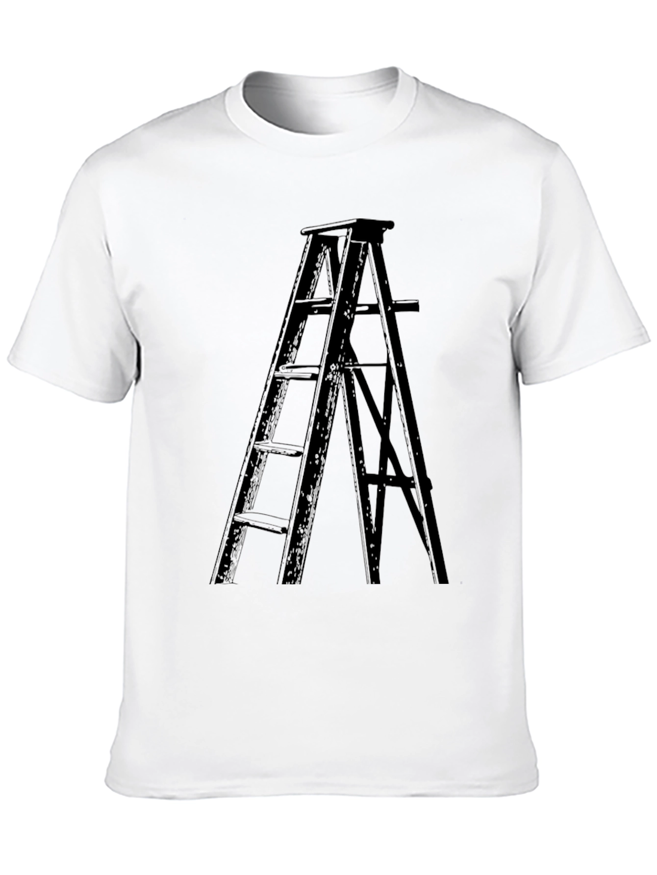 Ladder Graphic Tee - Black Unisex Shirt