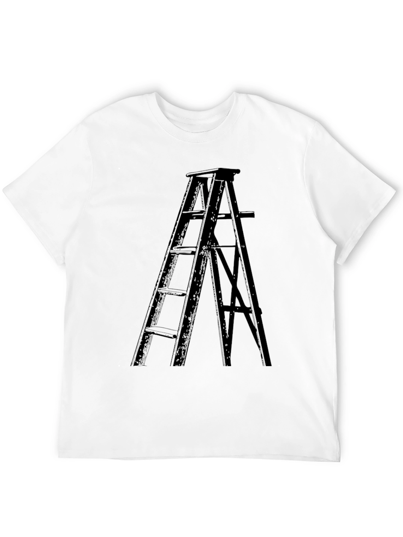 Ladder Graphic Tee - Black Unisex Shirt