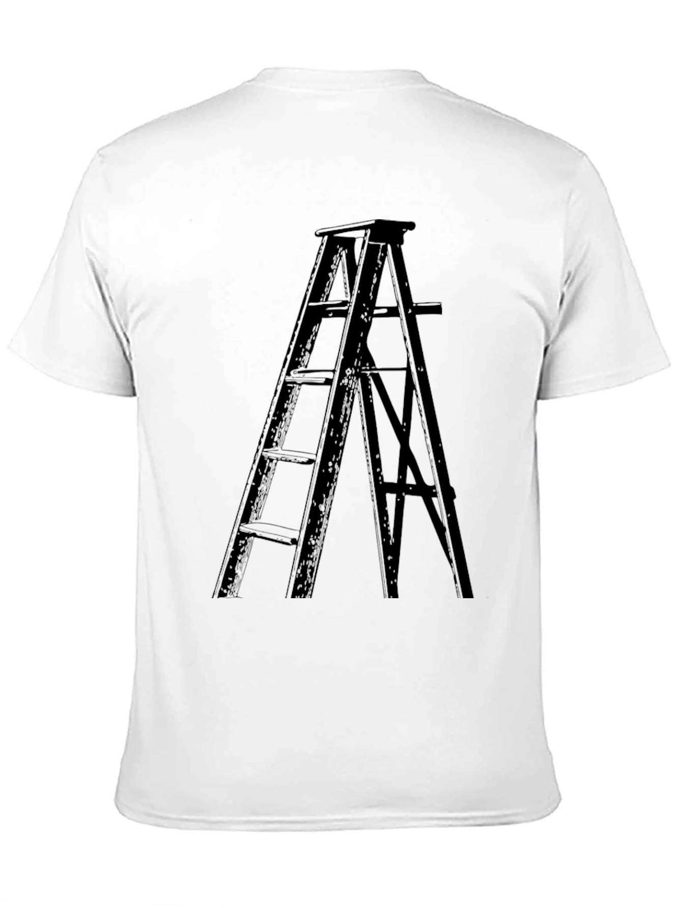 Ladder Graphic Tee - Black Unisex Shirt