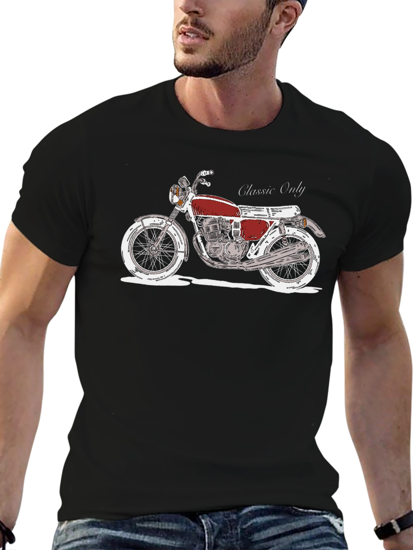 Classic Motorcycle T-Shirt - Ride in Style