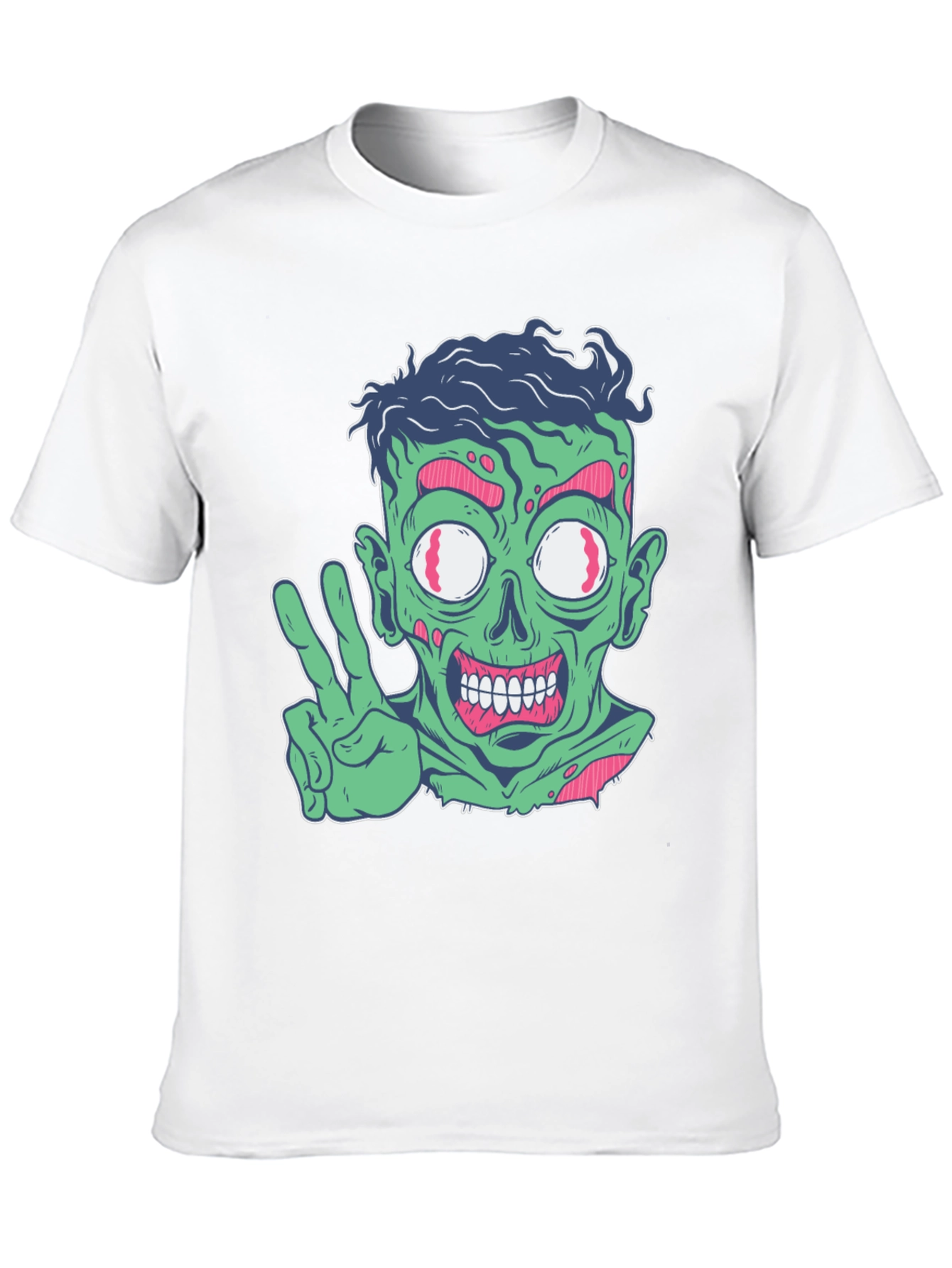 Zombie Peace Sign Graphic Tee