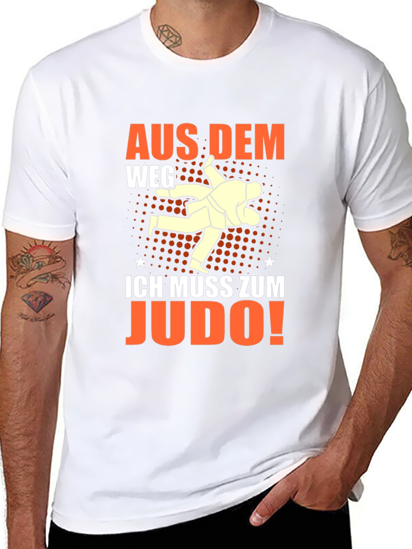 Judo T-Shirt - Aus Dem Weg! Judo!