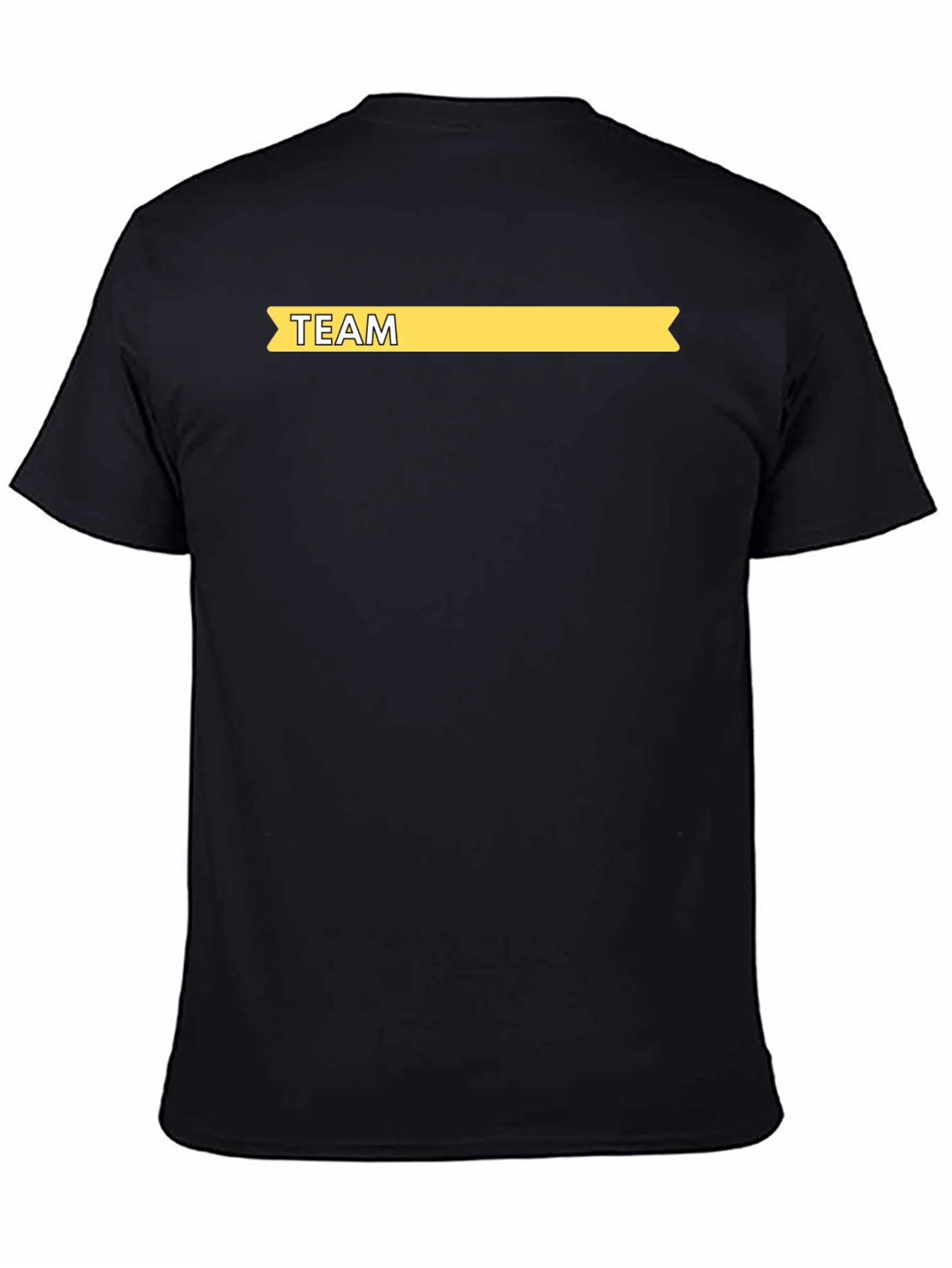 Team T-Shirt - Classic Black Cotton Tee