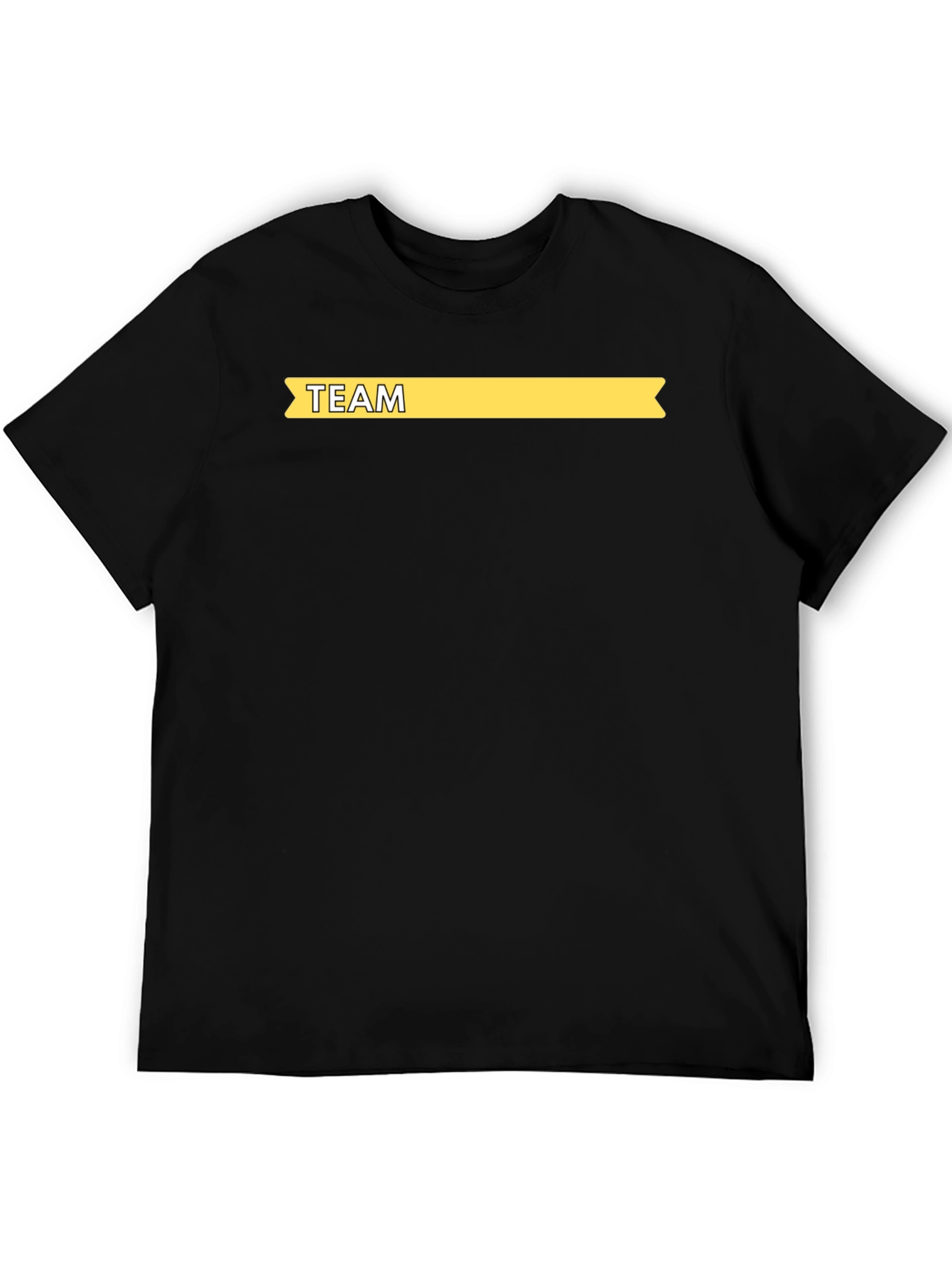 Team T-Shirt - Classic Black Cotton Tee