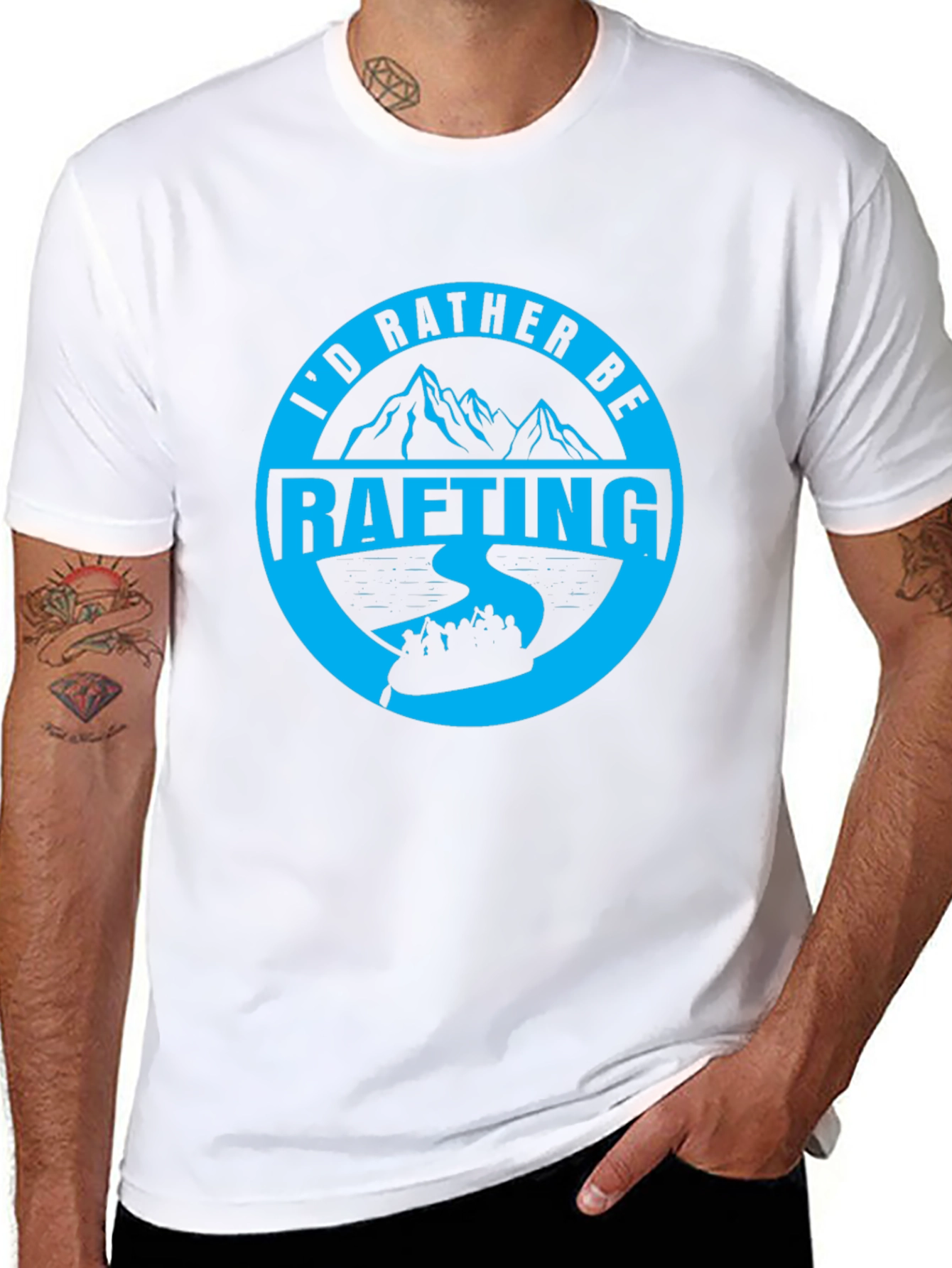 Id Rather Be Rafting T-Shirt