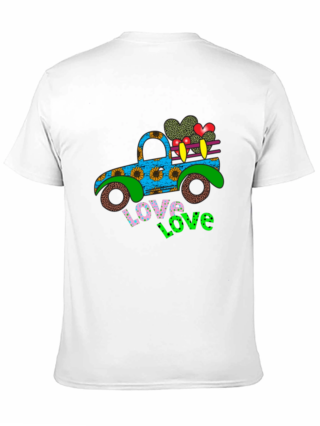 Love Truck Graphic Tee - Black