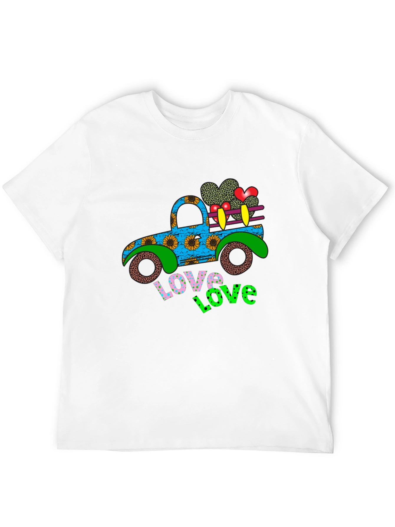 Love Truck Graphic Tee - Black