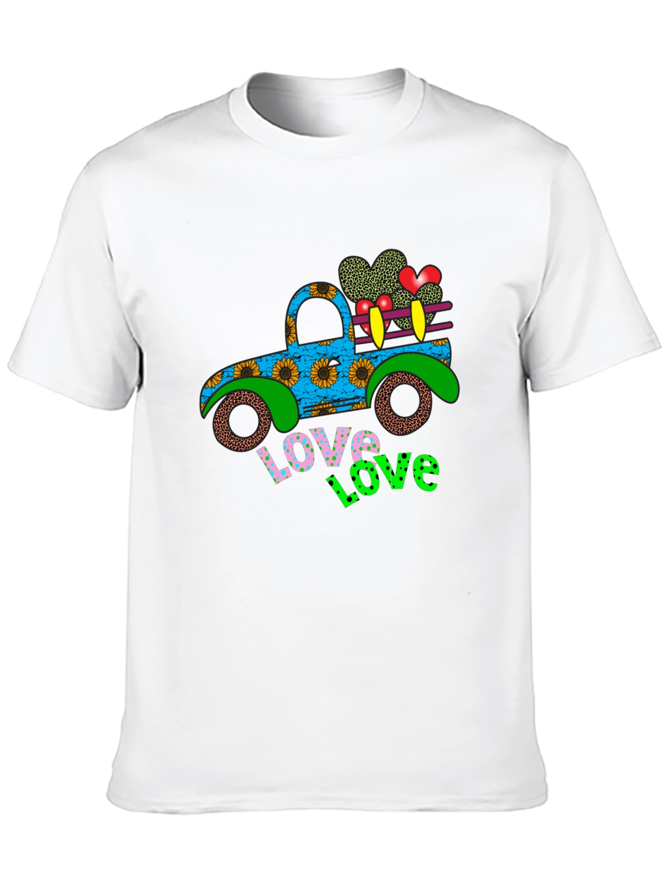 Love Truck Graphic Tee - Black