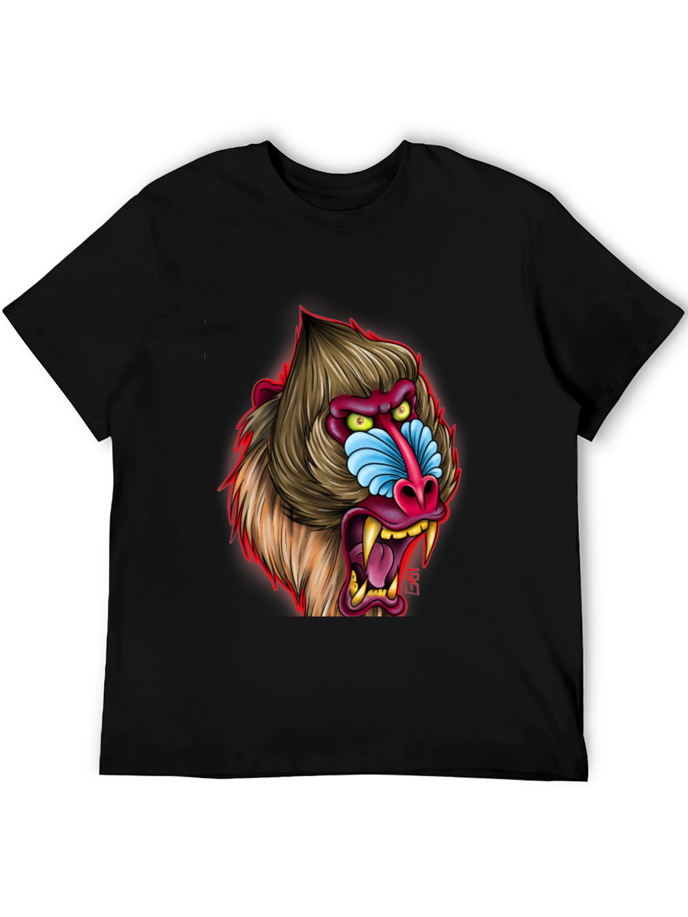 Mandrill Graphic Tee - Bold Primate Design