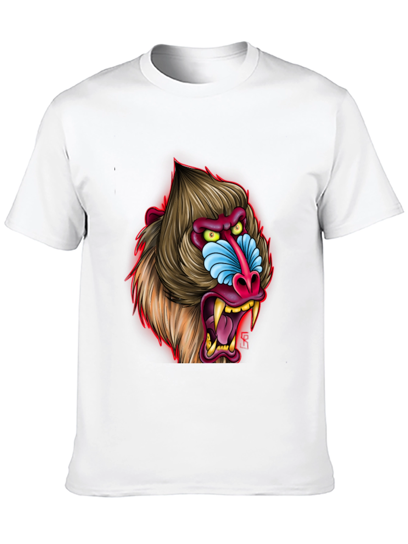 Mandrill Graphic Tee - Bold Primate Design