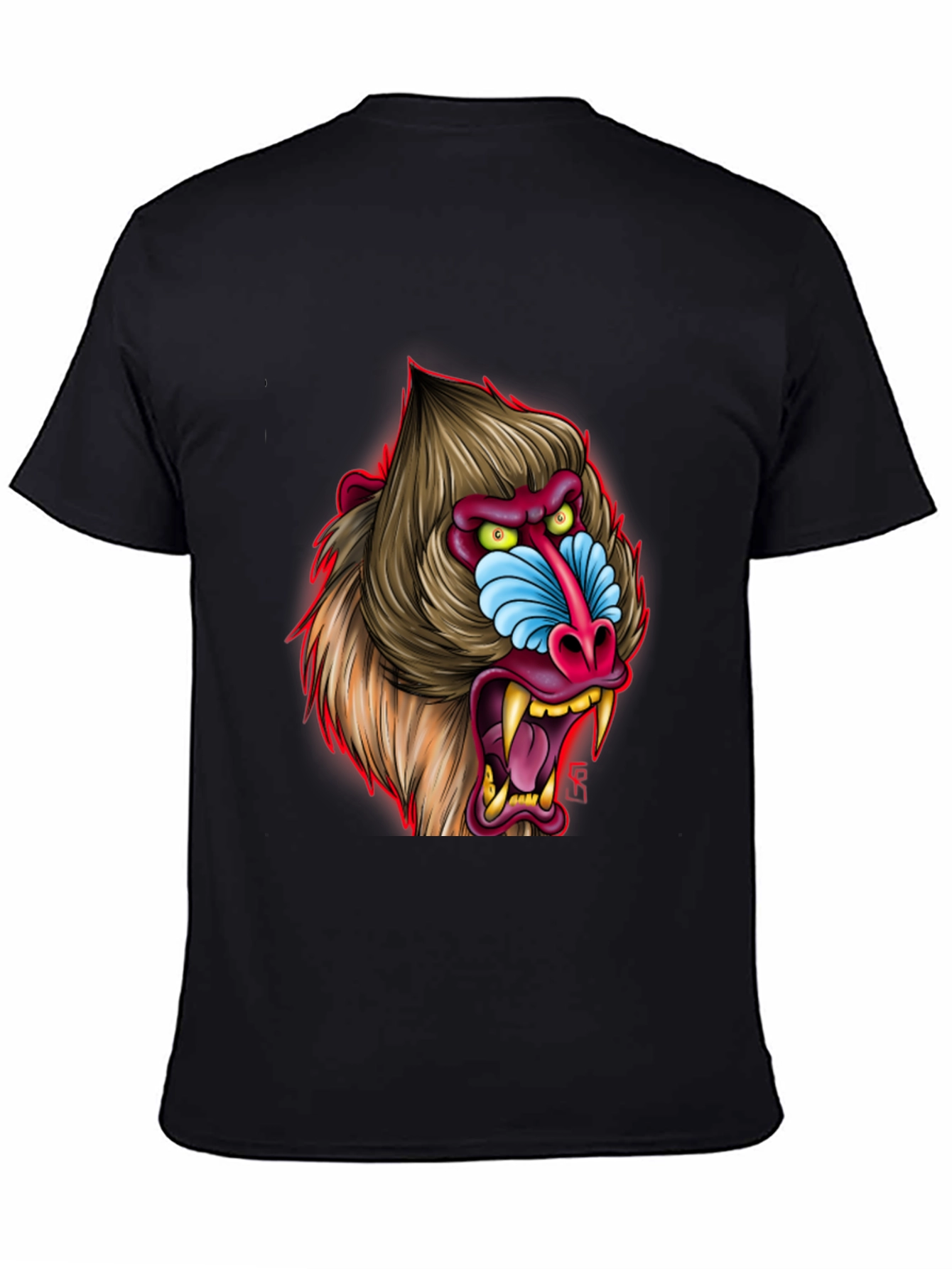 Mandrill Graphic Tee - Bold Primate Design