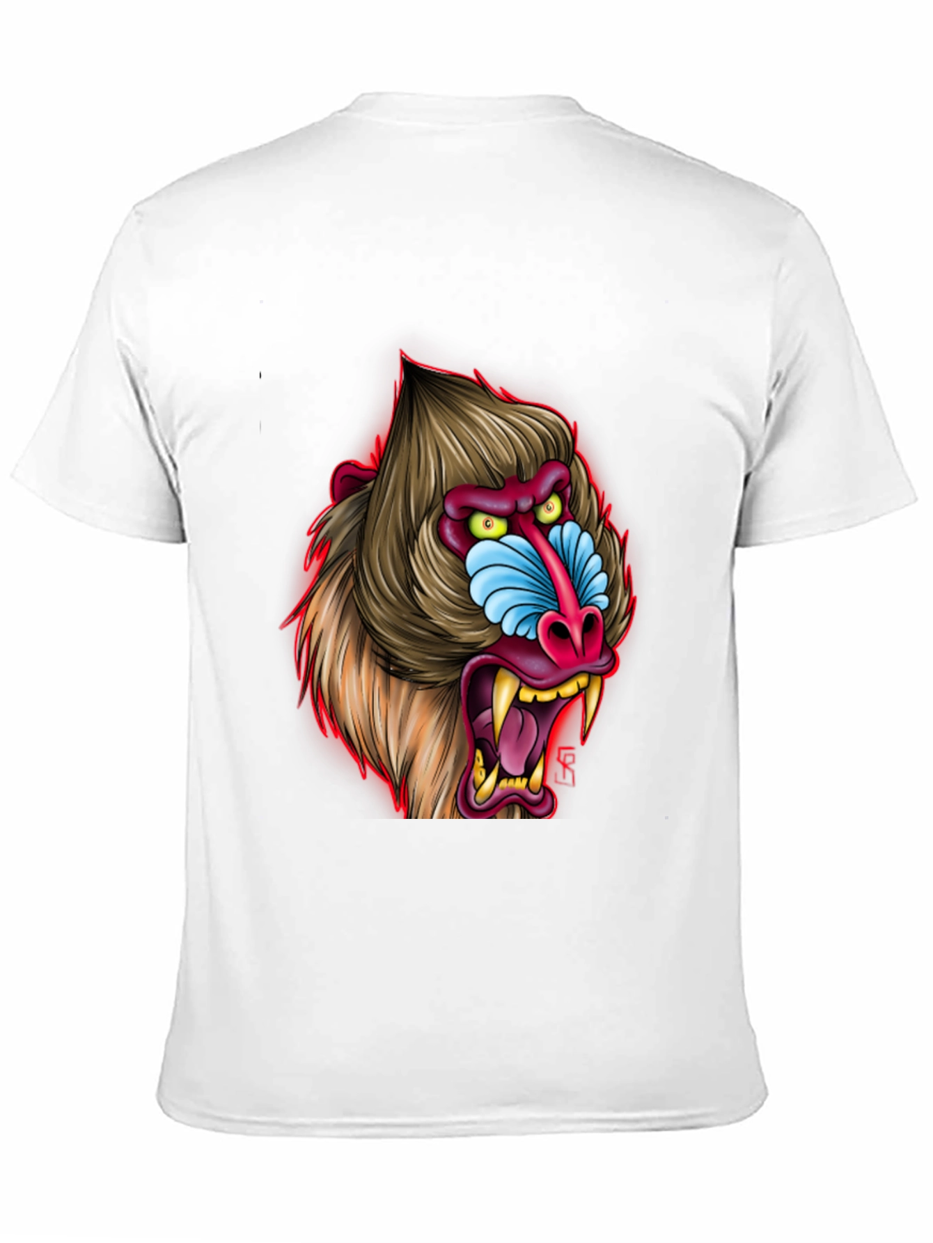 Mandrill Graphic Tee - Bold Primate Design