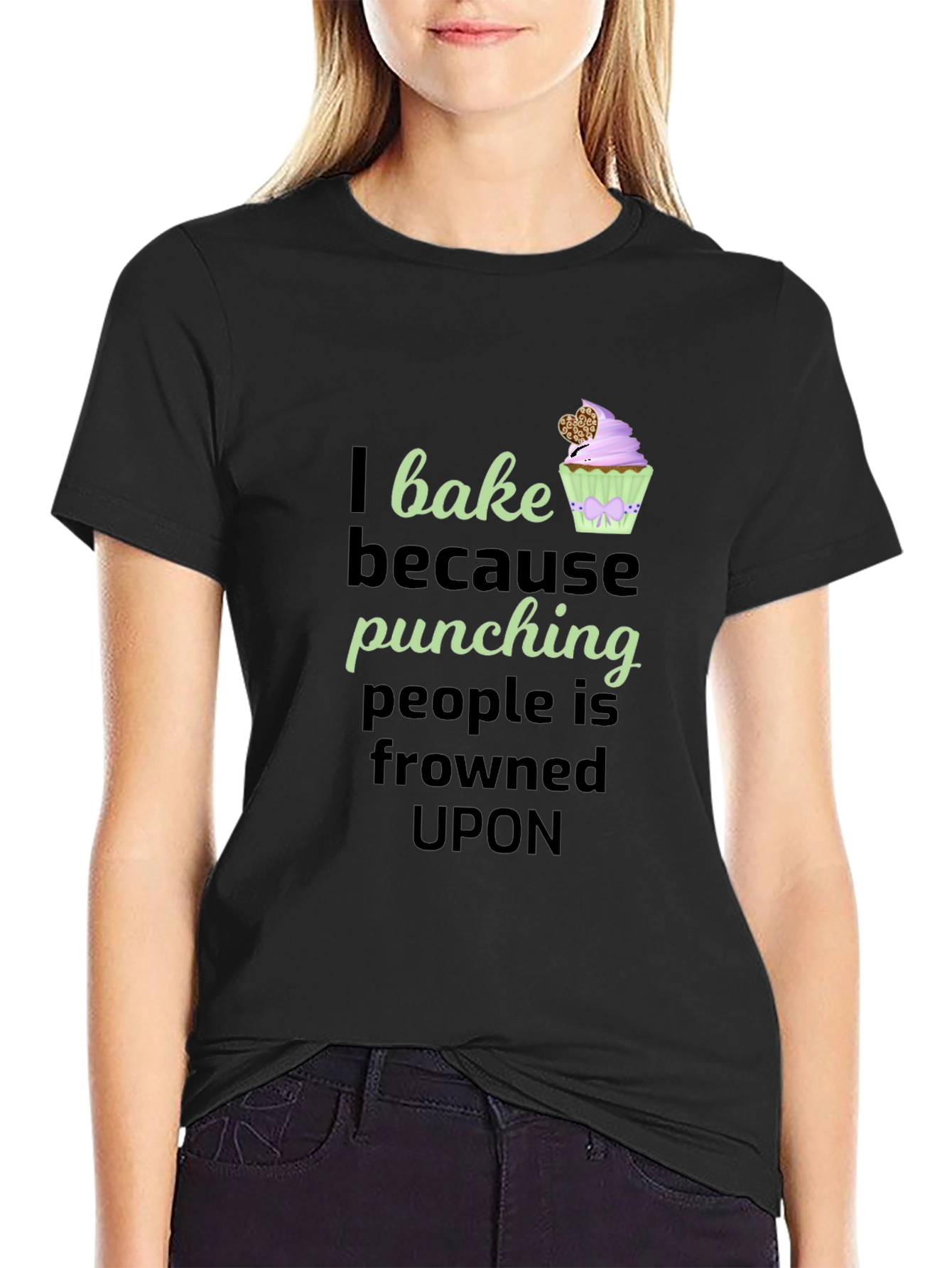 I Bake Because Punching T-Shirt