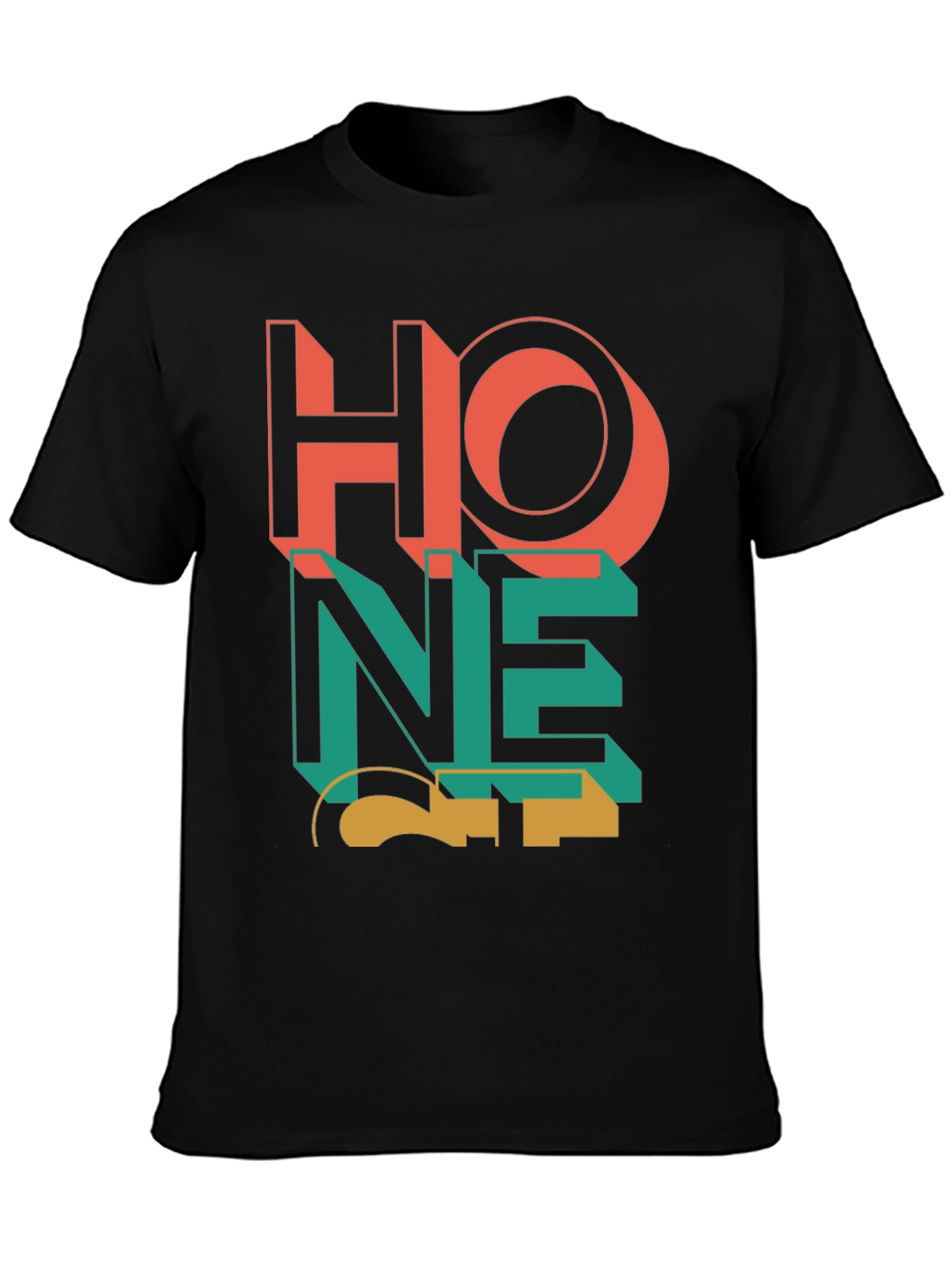 Modern Graphic Tee - Abstract Design