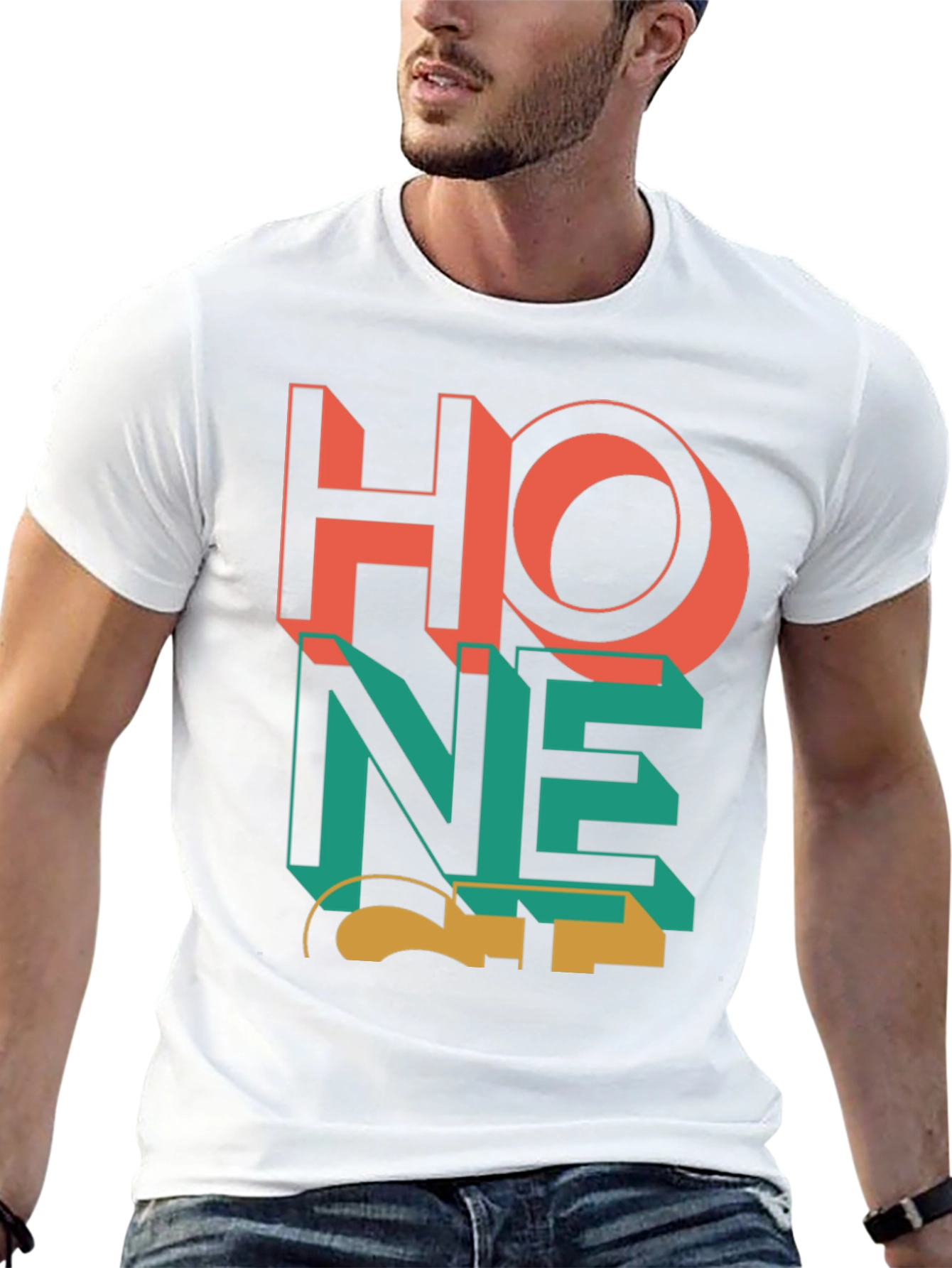 Modern Graphic Tee - Abstract Design