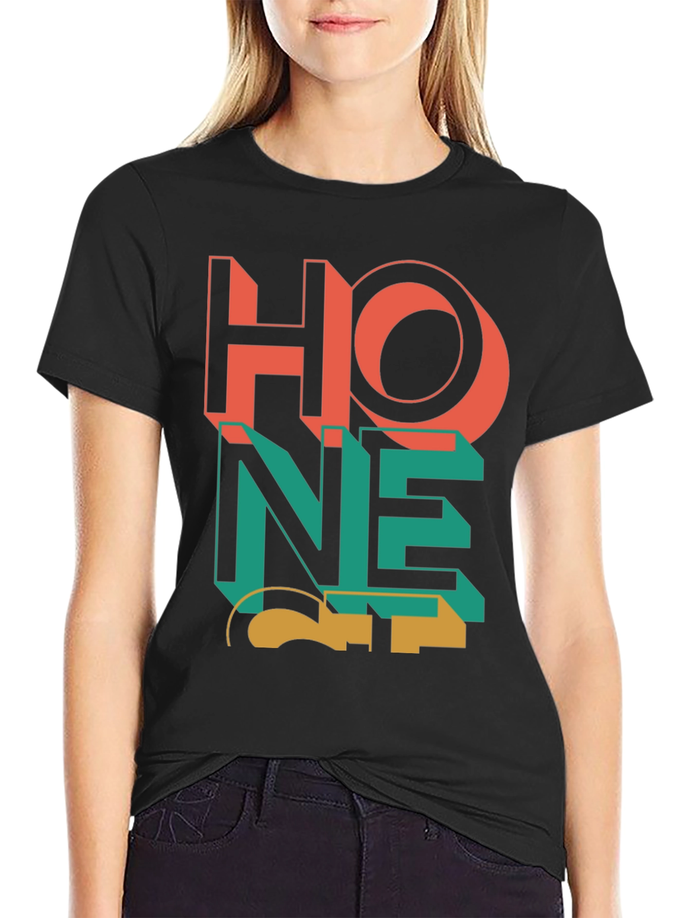 Modern Graphic Tee - Abstract Design