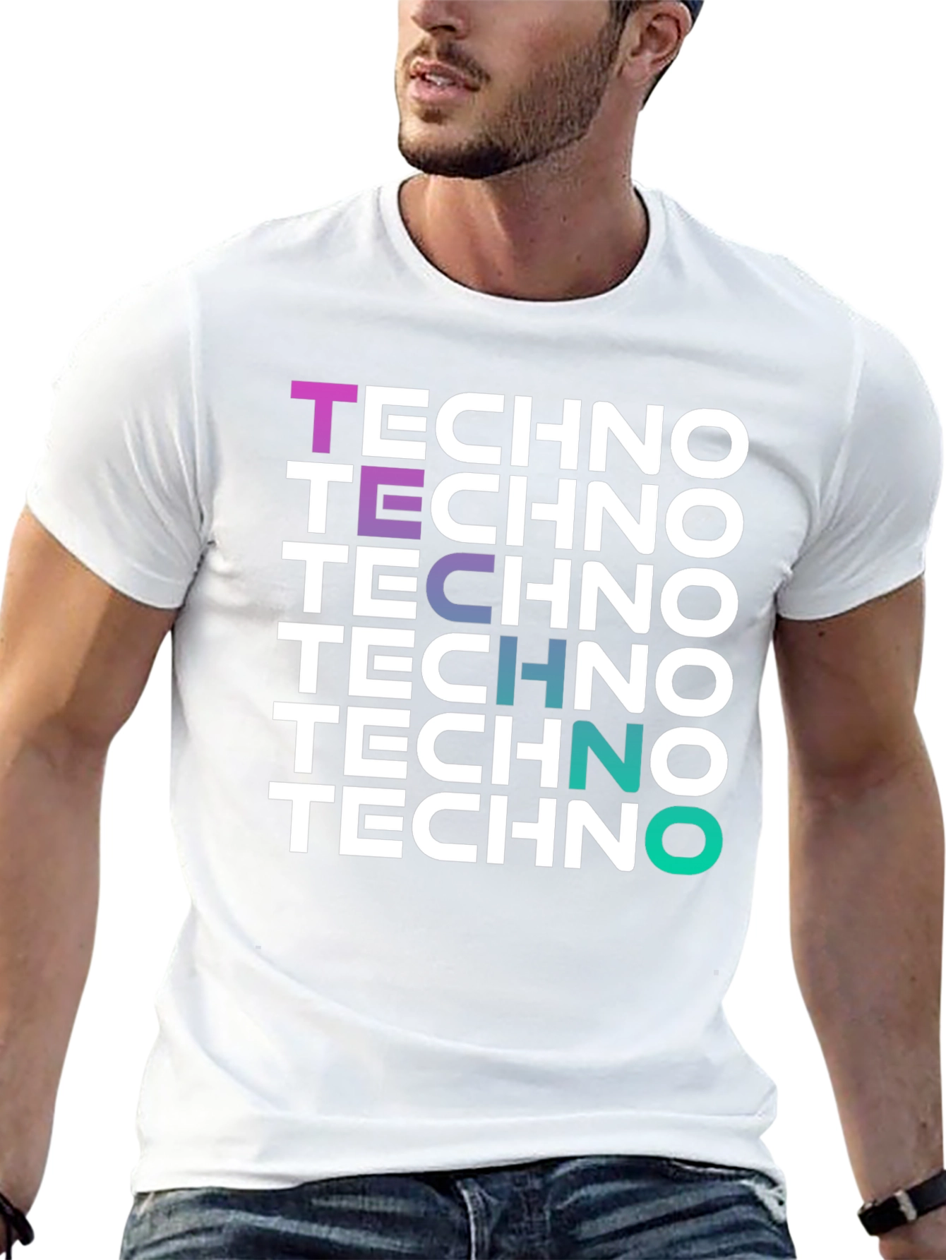 Techno Graphic Tee - Stylish Music Lovers T-Shirt