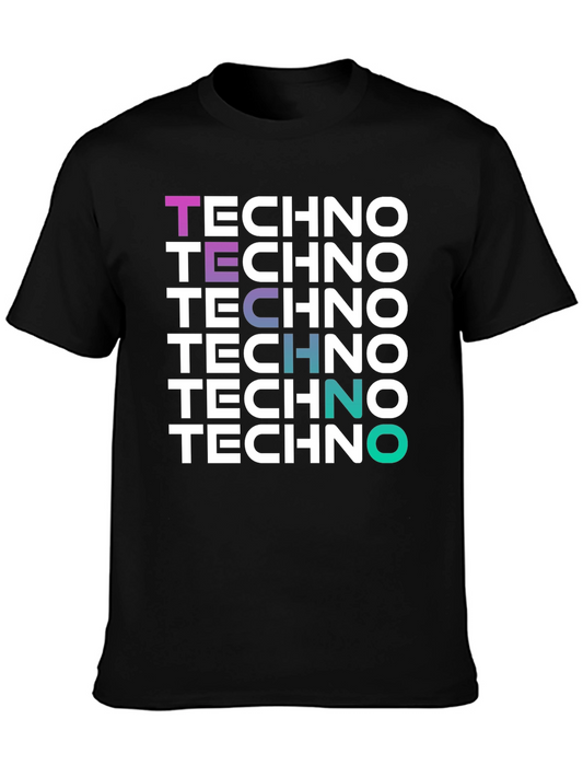 Techno Graphic Tee - Stylish Music Lovers T-Shirt