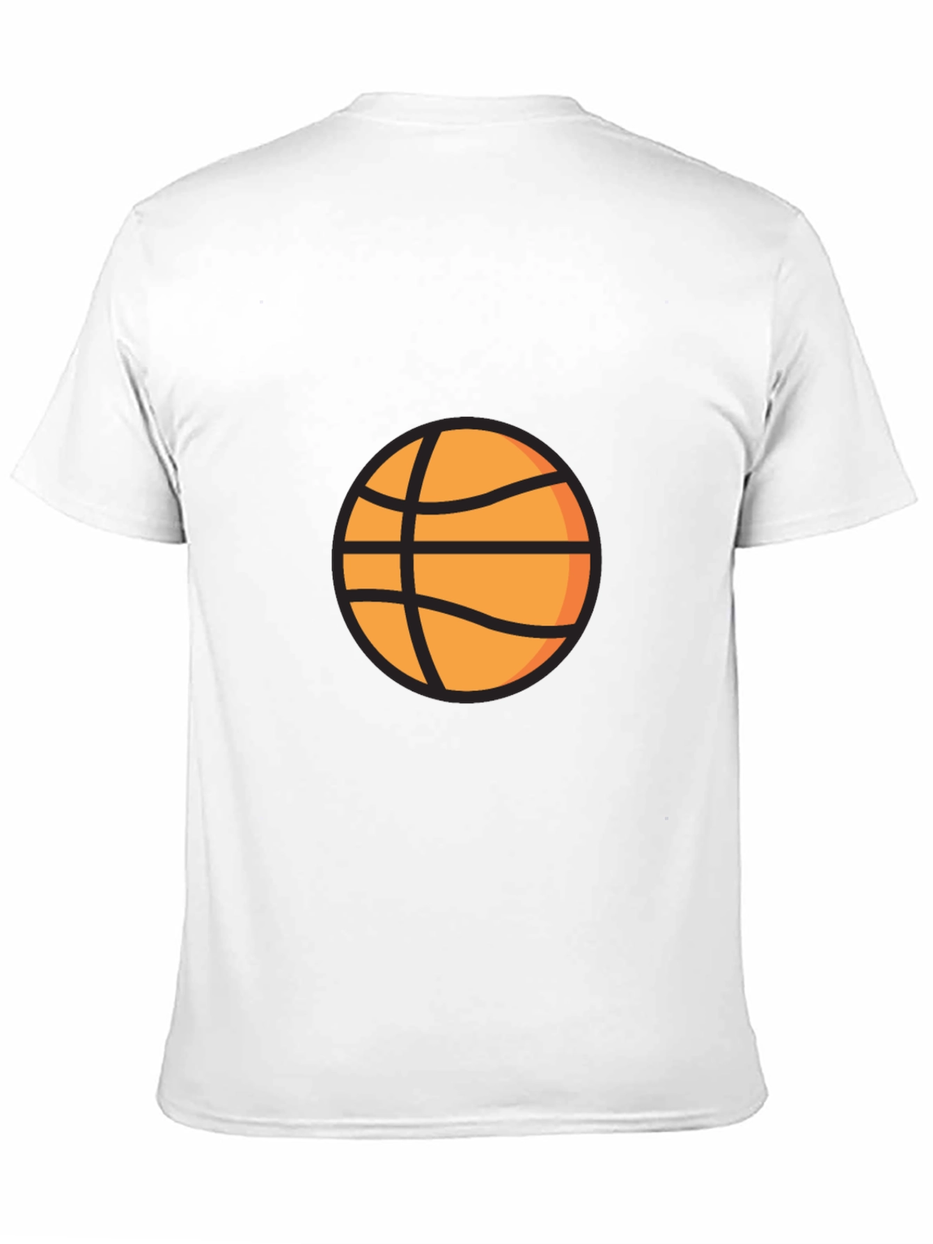 Black Basketball Graphic Tee - Casual Style