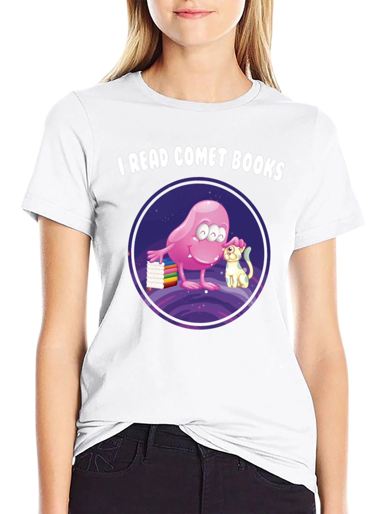 I Read Comet Books Graphic Tee