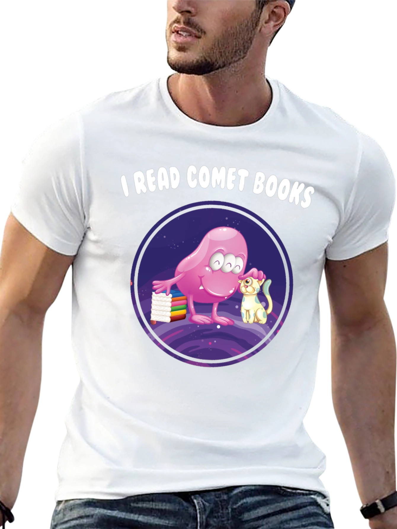 I Read Comet Books Graphic Tee
